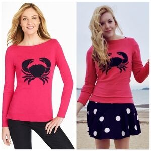 TALBOT'S crab sweater size